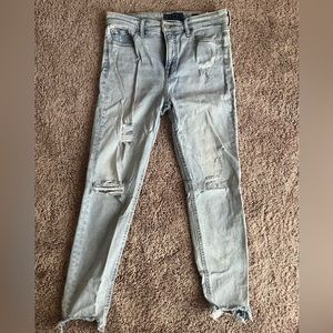 Lucky Brand Distressed Bridgette Skinny Jeans Size 8